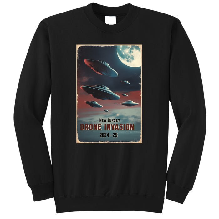 Drones New Jersey Ufo Uap Alien Invasion Sweatshirt