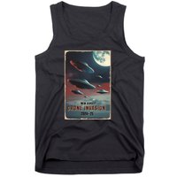 Drones New Jersey Ufo Uap Alien Invasion Tank Top