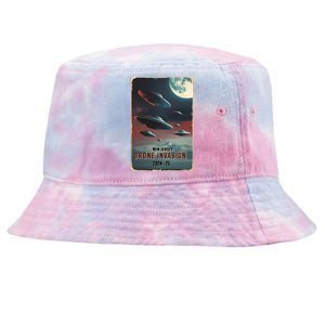 Drones New Jersey Ufo Uap Alien Invasion Tie-Dyed Bucket Hat