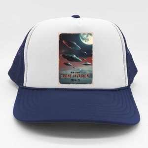 Drones New Jersey Ufo Uap Alien Invasion Trucker Hat