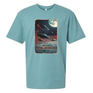 Drones New Jersey Ufo Uap Alien Invasion Sueded Cloud Jersey T-Shirt