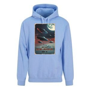 Drones New Jersey Ufo Uap Alien Invasion Unisex Surf Hoodie