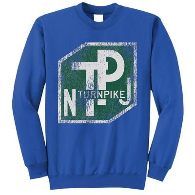 Distressed New Jersey Turnpike State Road Sign Sweatshirt