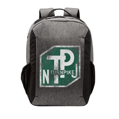 Distressed New Jersey Turnpike State Road Sign Vector Backpack