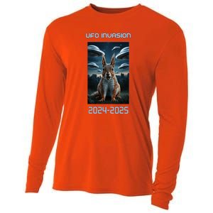 Drones New Jersey Ufo Uap Alien Invasion Cooling Performance Long Sleeve Crew