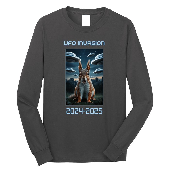 Drones New Jersey Ufo Uap Alien Invasion Long Sleeve Shirt