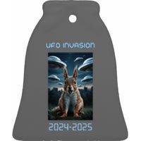 Drones New Jersey Ufo Uap Alien Invasion Ceramic Bell Ornament