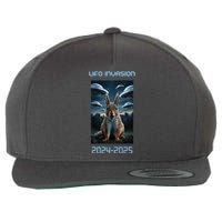 Drones New Jersey Ufo Uap Alien Invasion Wool Snapback Cap