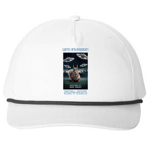 Drones New Jersey Ufo Uap Alien Invasion Snapback Five-Panel Rope Hat