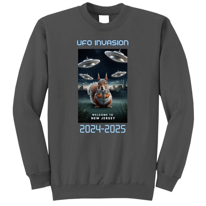 Drones New Jersey Ufo Uap Alien Invasion Tall Sweatshirt