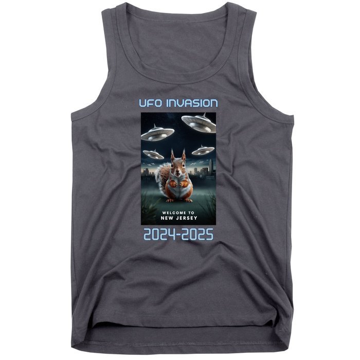 Drones New Jersey Ufo Uap Alien Invasion Tank Top