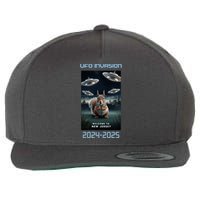 Drones New Jersey Ufo Uap Alien Invasion Wool Snapback Cap