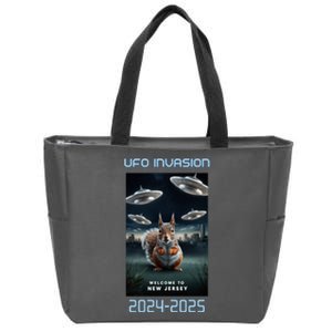 Drones New Jersey Ufo Uap Alien Invasion Zip Tote Bag