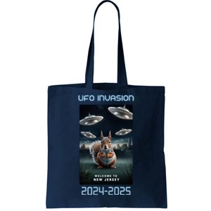 Drones New Jersey Ufo Uap Alien Invasion Tote Bag