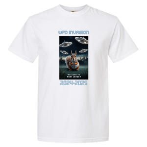 Drones New Jersey Ufo Uap Alien Invasion Garment-Dyed Heavyweight T-Shirt