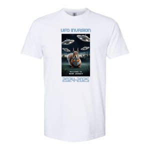 Drones New Jersey Ufo Uap Alien Invasion Softstyle CVC T-Shirt