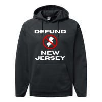 Defund New Jersey Performance Fleece Hoodie