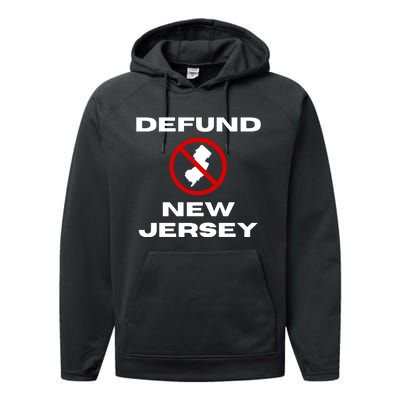 Defund New Jersey Performance Fleece Hoodie