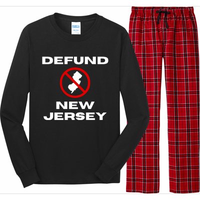 Defund New Jersey Long Sleeve Pajama Set