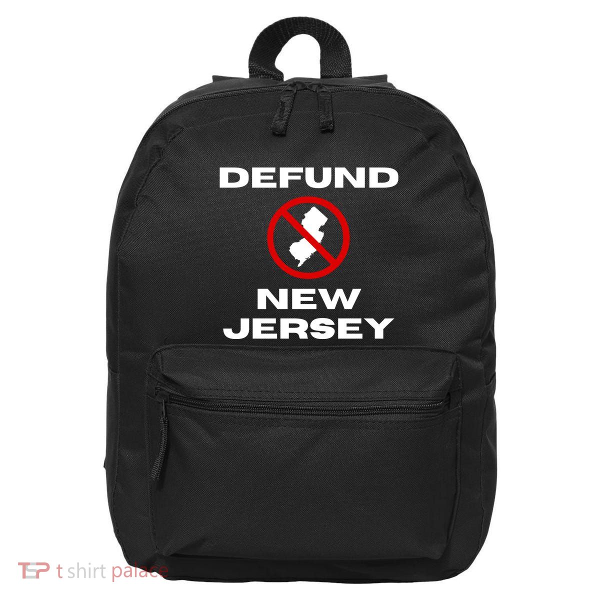Defund New Jersey 16 in Basic Backpack