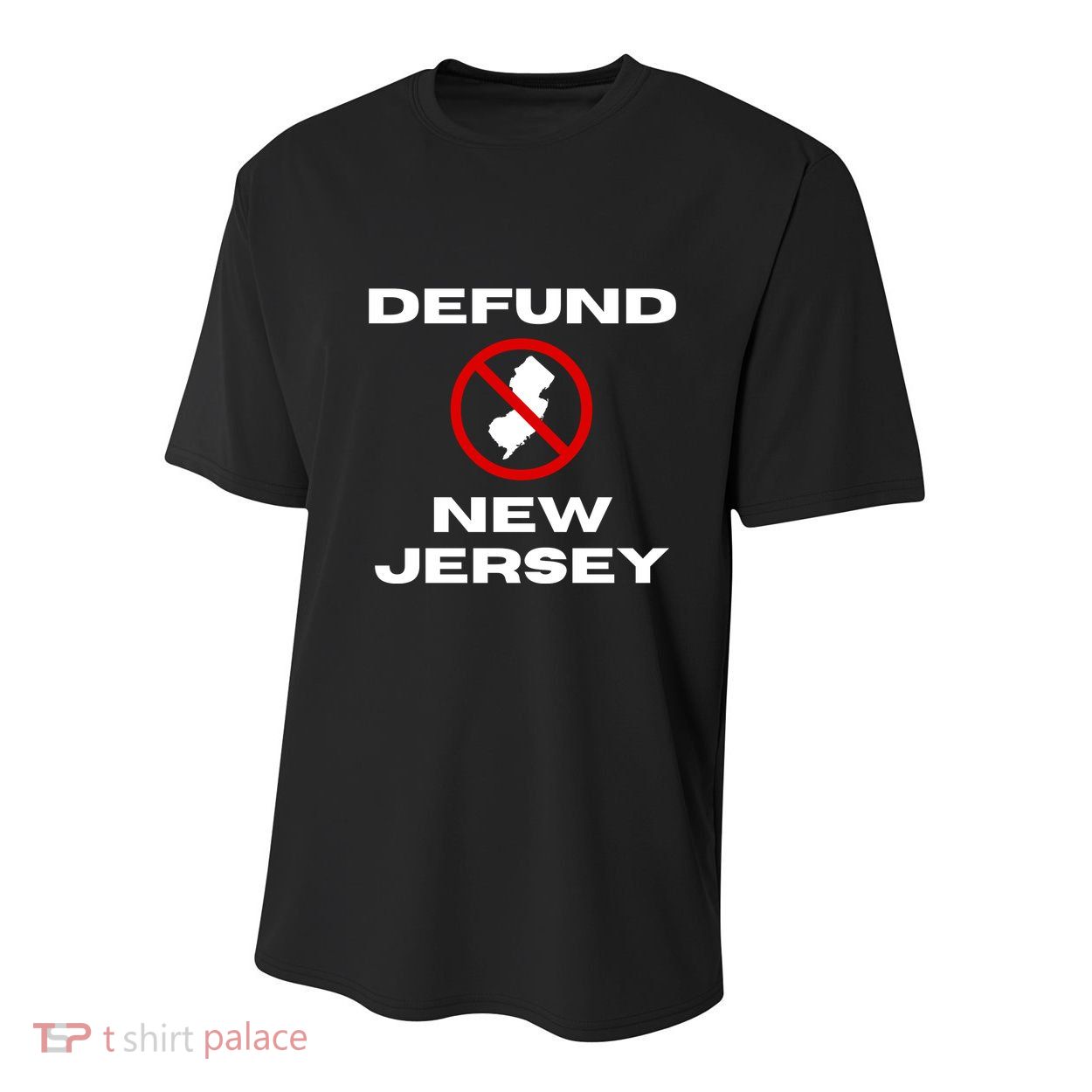 Defund New Jersey Youth Performance Sprint T-Shirt