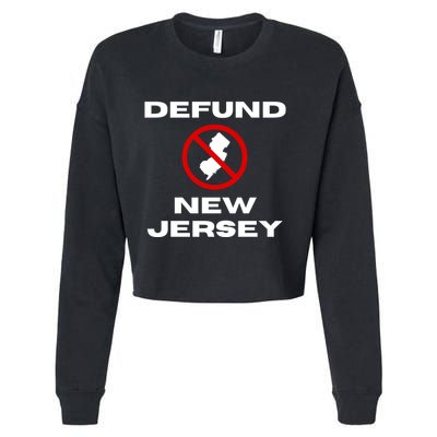 Defund New Jersey Cropped Pullover Crew