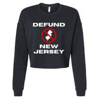 Defund New Jersey Cropped Pullover Crew