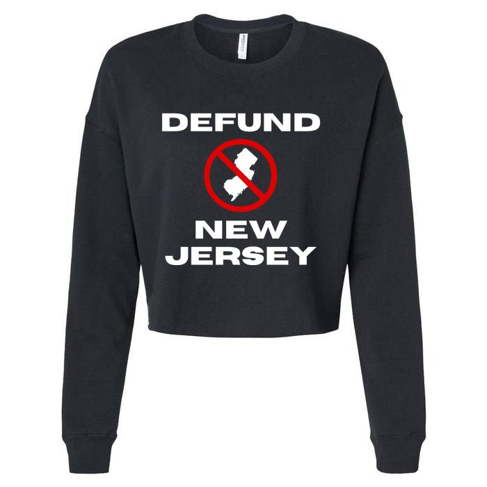 Defund New Jersey Cropped Pullover Crew