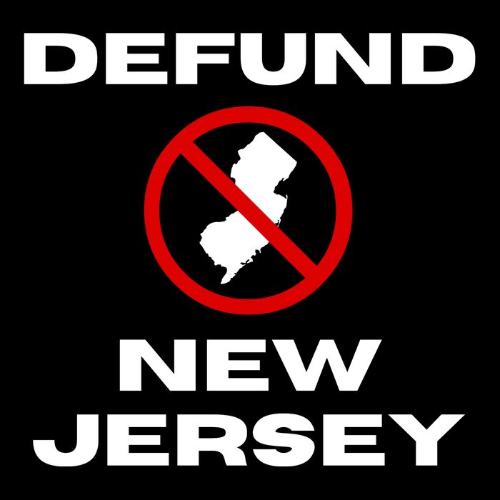 Defund New Jersey Cropped Pullover Crew