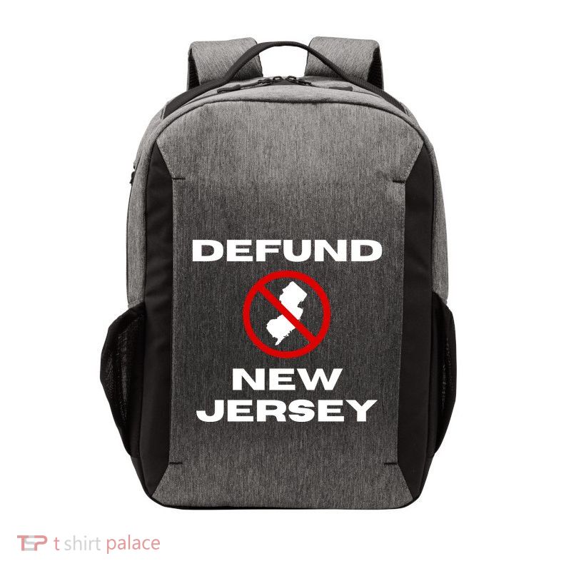 Defund New Jersey Vector Backpack