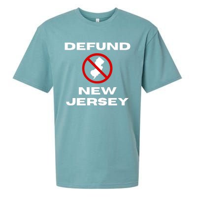 Defund New Jersey Sueded Cloud Jersey T-Shirt