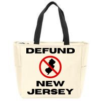 Defund New Jersey Zip Tote Bag