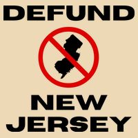Defund New Jersey Zip Tote Bag