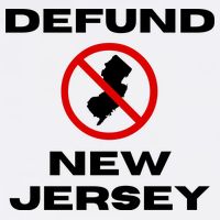 Defund New Jersey Flat Bill Trucker Hat