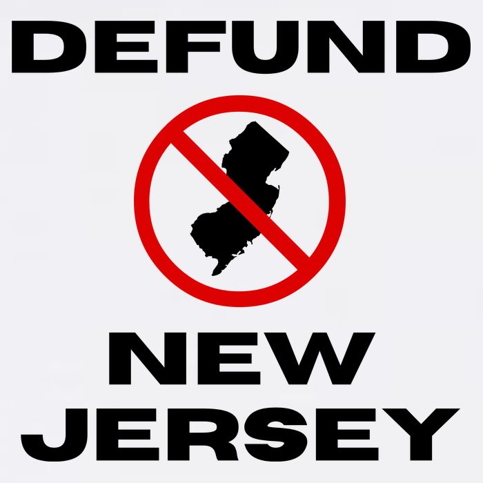 Defund New Jersey Flat Bill Trucker Hat