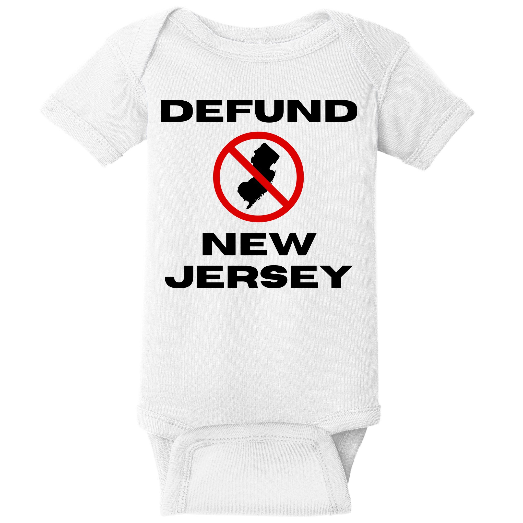 Defund New Jersey Baby Bodysuit