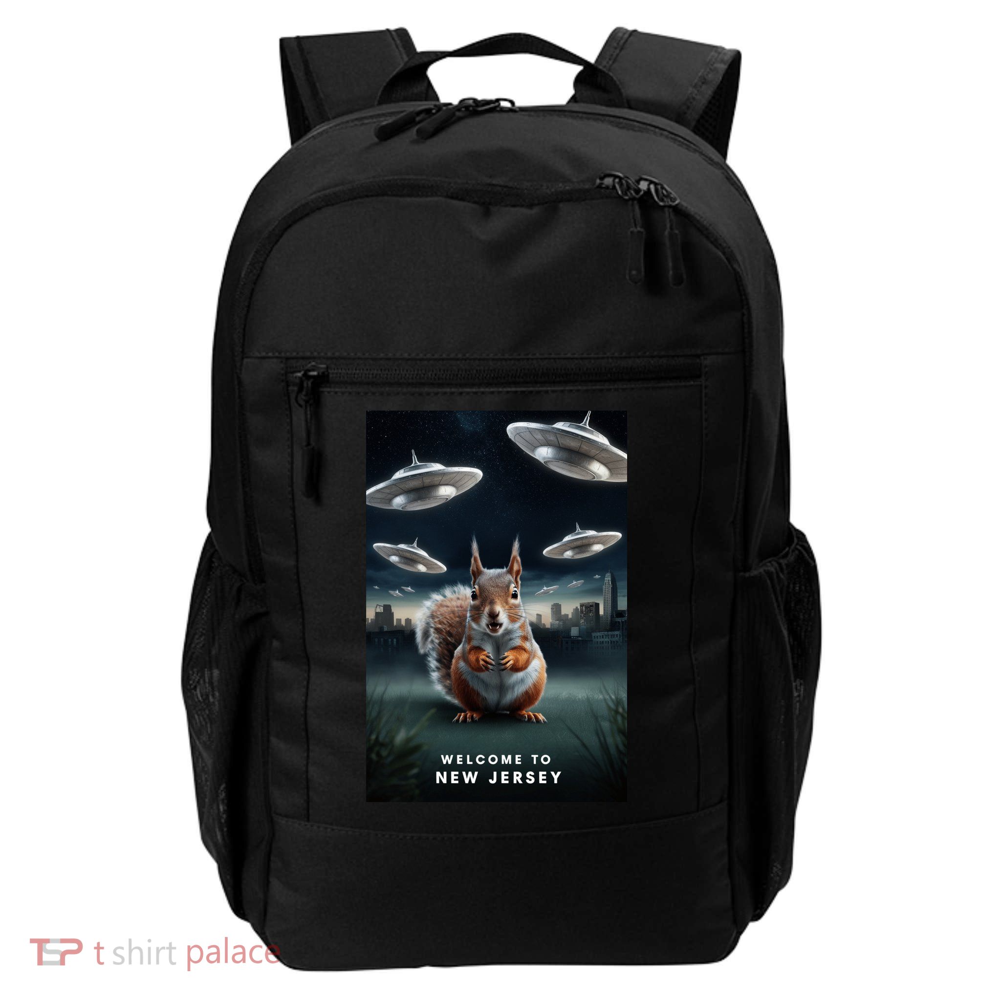 Drones New Jersey Ufo Uap Alien Invasion Daily Commute Backpack
