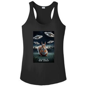 Drones New Jersey Ufo Uap Alien Invasion Ladies PosiCharge Competitor Racerback Tank