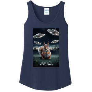 Drones New Jersey Ufo Uap Alien Invasion Ladies Essential Tank