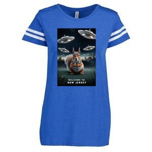 Drones New Jersey Ufo Uap Alien Invasion Enza Ladies Jersey Football T-Shirt