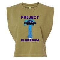 Drones New Jersey Ufo Uap Alien Invasion Project Bluebeam Garment-Dyed Women's Muscle Tee