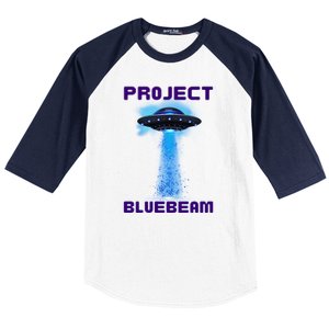 Drones New Jersey Ufo Uap Alien Invasion Project Bluebeam Baseball Sleeve Shirt