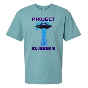 Drones New Jersey Ufo Uap Alien Invasion Project Bluebeam Sueded Cloud Jersey T-Shirt