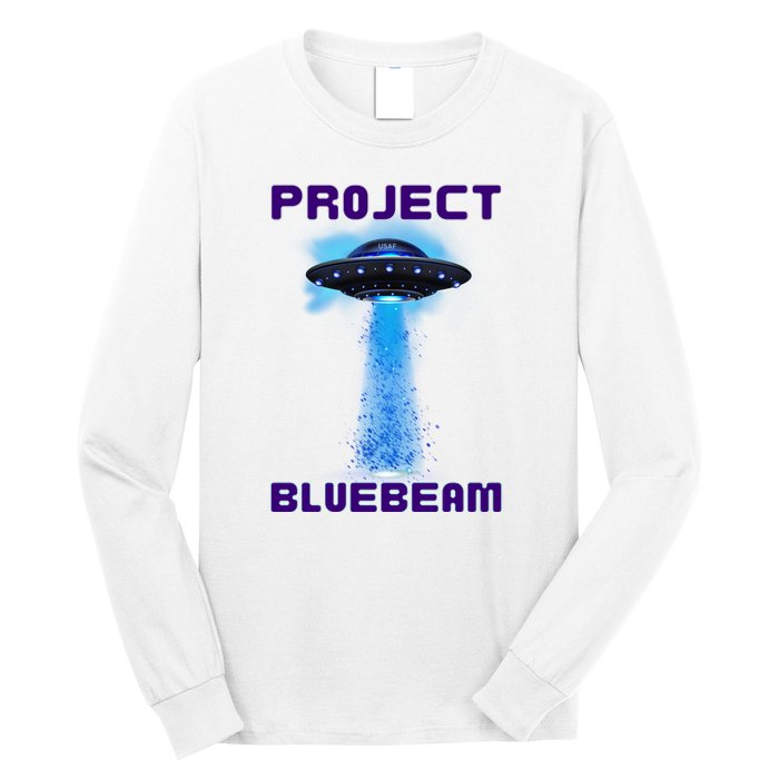 Drones New Jersey Ufo Uap Alien Invasion Project Bluebeam Long Sleeve Shirt