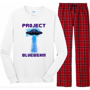 Drones New Jersey Ufo Uap Alien Invasion Project Bluebeam Long Sleeve Pajama Set