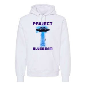 Drones New Jersey Ufo Uap Alien Invasion Project Bluebeam Premium Hoodie