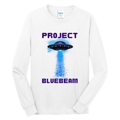Drones New Jersey Ufo Uap Alien Invasion Project Bluebeam Tall Long Sleeve T-Shirt