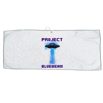 Drones New Jersey Ufo Uap Alien Invasion Project Bluebeam Large Microfiber Waffle Golf Towel