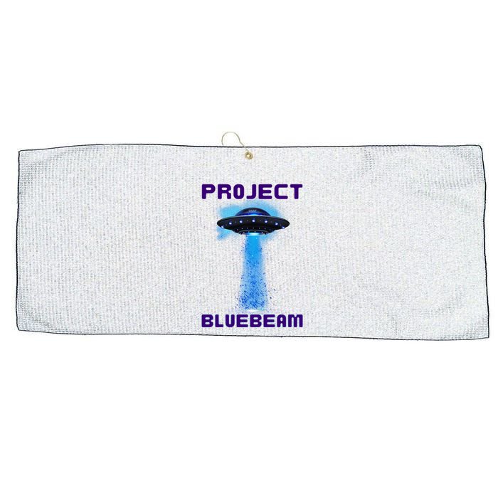 Drones New Jersey Ufo Uap Alien Invasion Project Bluebeam Large Microfiber Waffle Golf Towel