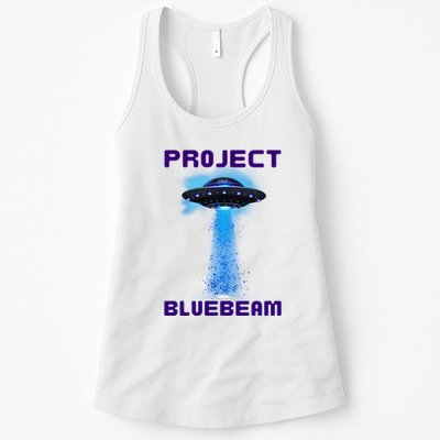 Drones New Jersey Ufo Uap Alien Invasion Project Bluebeam Womens Tank Top